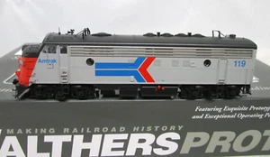Walthers Proto HO Scale Amtrak Ph I EMD FP7 Diesel Locomotive #119 DCC Lok Sound - Picture 1 of 12