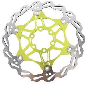 Zoom Mountain Cyclocross eBike Cycle Disc Floating Brake Rotor 160mm 6" Green - Picture 1 of 3