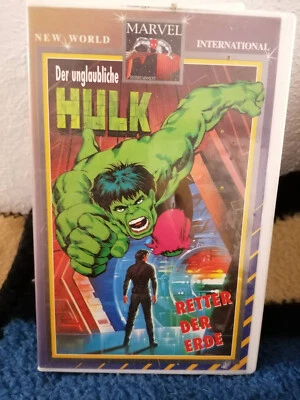 VHS Rarität: MARVEL: DER UNGLAUBLICHE HULK- RETTER DER ERDE (1982) ZEICHENTRICK! - Bild 1 von 2