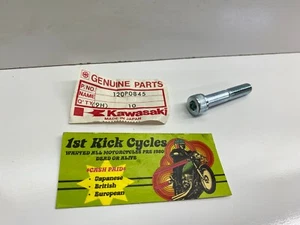Nuevo de Lote Antiguo Kawasaki 120P0845 Tornillo de Enchufe 8X45 KZ KLF KSF ZX KZ440 KZ400 1978-87 OEM - Imagen 1 de 3