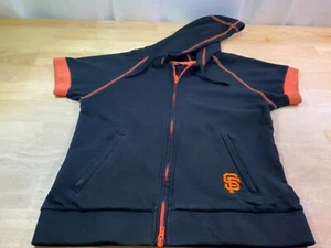 Sudadera con capucha y cremallera manga corta para mujer Touch de Alyssia Milano San Francisco Giants* - Imagen 1 de 8