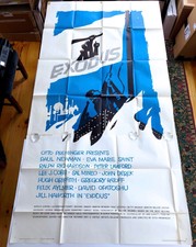 Exodus 1960 Original Movie Poster Three Sheet 3 Sheet 3SH Saul Bass (41" x 81")