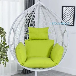 Sedia Uovo Sospesa Rattan Esterno Giardino Patio Amaca Cuscini No Altalena Sedia - Foto 1 di 24