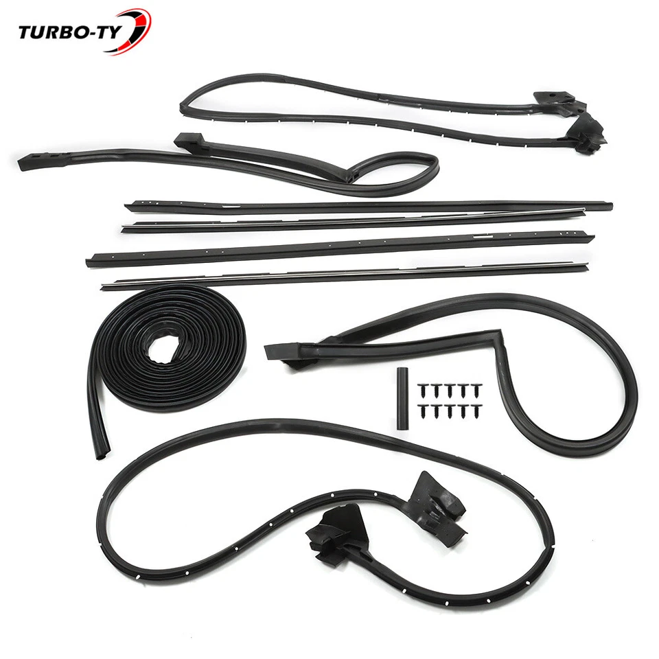 For Monte Carlo SS 1981-1989 Weatherstrip Seal Replacement Kit 128555 Waterproof Foto 1 de 4