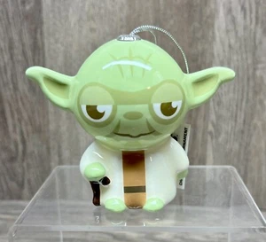 Hallmark Disney Star Wars Yoda Shatterproof Christmas Tree Ornament New With Tag - Picture 1 of 3