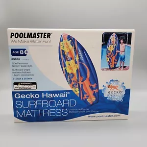 2014 PoolMaster 71 x 30 Materasso da surf gonfiabile geco Hawaii #83336 - Foto 1 di 6