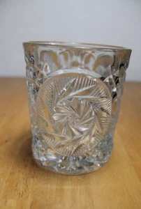 Vintage Fostoria Stowe 4" double Old Fashioned ClearCut Glass (77) - Imagen 1 de 4