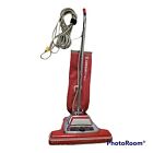 Sanitaire Quick Kleen Commercial SC899 A 16 Inch Wide Upright Vacuum Cleaner Red