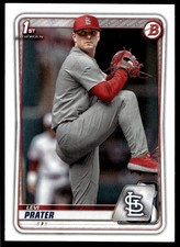 2020 1st Bowman Draft BD-125 Levi Prater   St. Louis Cardinals