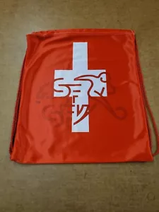 Switzerland Flag / soccer logo custom drawstring bag - Picture 1 of 1