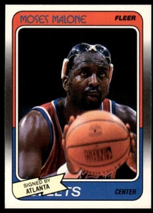 1988-89 Fleer #118 Moses Malone - Picture 1 of 2