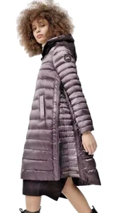 CANADA GOOSE Genuine Purple “Roxboro” Coat Puffer Size 2XS RRP £925 NEW TAGS - Picture 1 of 24