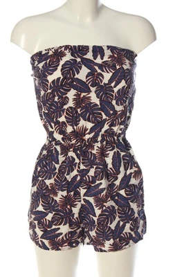 H&M DIVIDED Mono Mujeres Pantalón Talla EU 36 blanco-azul-naranja claro - Imagen 1 de 4