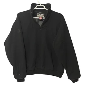 Zero Restriction Golf Outerwear Windstopper Pullover Jacket Mens L Black - Picture 1 of 10