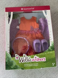 American Girl Wellie Wishers Shimmering Butterfly Outfit New In Box NO DOLL - Picture 1 of 3