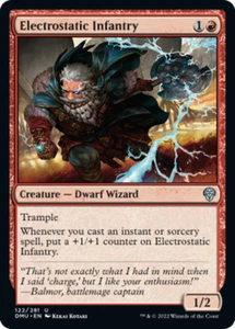 Electrostatic Infantry Light Play, English Magic the Gathering MTG Dominaria Uni - Picture 1 of 1