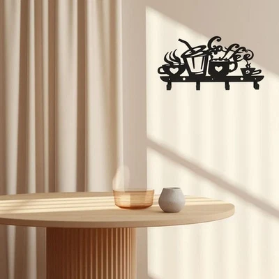 Handicraft Mug Wall Hook With Screws Coffee Cup Wall Pendant  Home Decor - Image 1 of 4