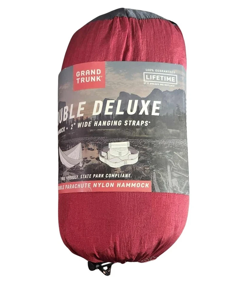 Grand Trunk Deluxe Double Hammock with Straps Portable Camping Outdoor - Image 1 of 1