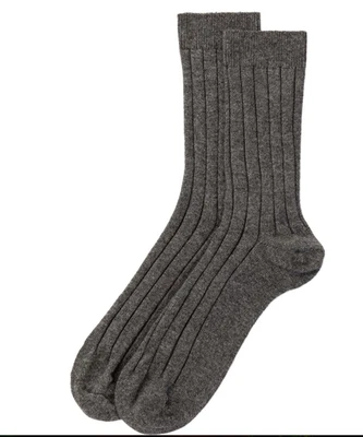 Nuevo calcetín Johnstons of Elgrin de cachemir para hombre EUR 45-48 UK 10-12 LG gris envío gratuito Foto 1 de 3