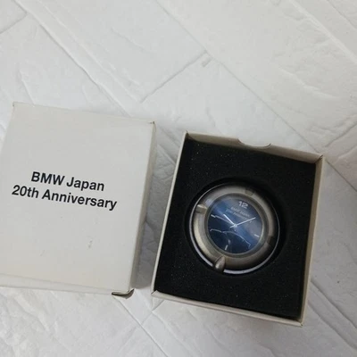 BMW Table Clock BMW Japan 20th Anniversary Silver - Image 1 of 4