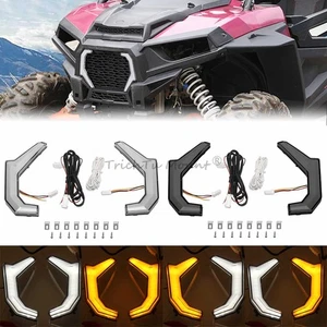 For 2014-2020 Polaris RZR XP 4 1000/S 4 900 LED Turn Signal Fang Accent Light - Foto 1 di 19