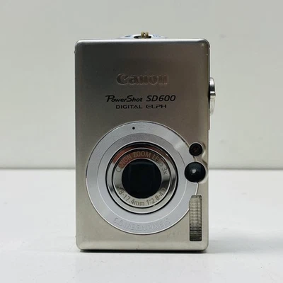 Canon PowerShot SD600 6.0MP Digital ELPH Camera - Image 1 of 4