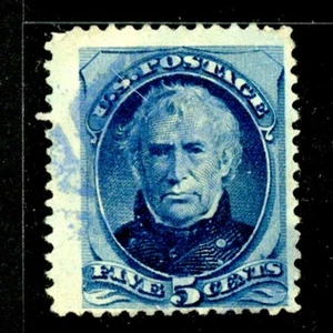 US Scott # 185 - Used - Blue Cancel - CV=$16.00 (1-C254) - Picture 1 of 2