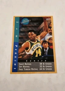 Sam Perkins - AUSTRALIAN 1994 NBA Jam Session Board Game Card - Oddball - Picture 1 of 2