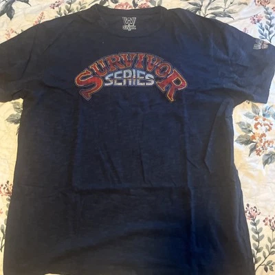 Camisa WWE Old School Survivor Series '47 Marca Scrum Estilo Suave Adulto XL RARA Foto 1 de 2