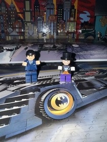 Lego Batman 2006 Bruce Wayne And Penguin From Set 7783 Batcave
