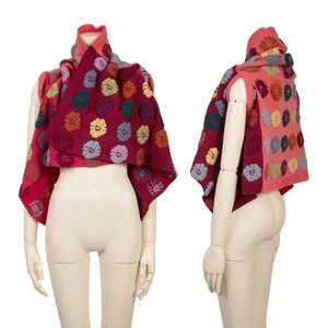 COMME des GARCONS Floral Embroidered Wrap Cardigan Size S-M(K-163900) - Picture 1 of 12