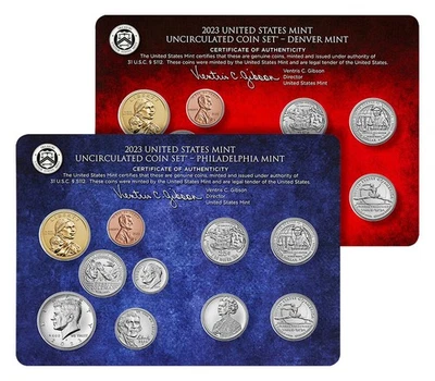 2023 Uncirculated Coin Set U.S Mint Government Packaging OGP COA - Image 1 of 3