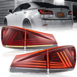 VLAND Red LED Tail Lights Assembly For 2006-2013 Lexus IS250 350 ISF w/Start-up - Bild 1 von 16