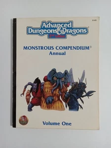Advanced Dungeons and Dragons, 2nd Edition: Monstrous Compendium Annual Vol 1 - Picture 1 of 11