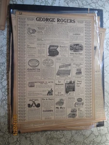 Giornale Storia del Tabacco 52 GEORGE ROGERS L'UOMO DEL SIGARO OMAHA NE 191? - Foto 1 di 1