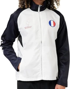 OFFIZIELLE FIFA WM 2022 FRANKREICH TRAINSANZUG JACKE - SCHWARZ/WEISS-XL - Bild 1 von 6