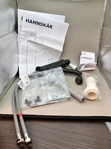 IKEA HAMNSKAR Bath Faucet with Strainer Black Sink Faucet WaterSense 003.472.18  - Picture 1 of 9