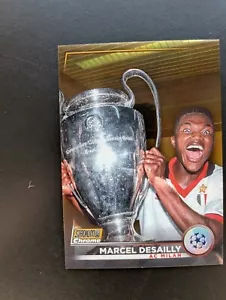 2022-23 Topps Stadium Club Chrome UEFA Gold Refractor /50 #88 Marcel Desailly - Picture 1 of 4