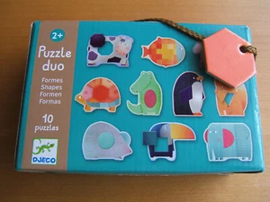 Spielzeug 20 Teile Puzzle duo Formen Djeco 2+ - Bild 1 von 2