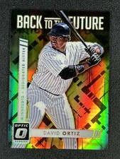 David Ortiz 2016 Optic Back To The Future Gold Prizm 04/10 #BF-15 RED SOX HOF
