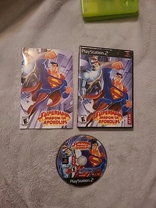 Superman: Shadow of Apokolips (Sony PlayStation 2) PS2 Complete Tested w/ Manual - Picture 1 of 12
