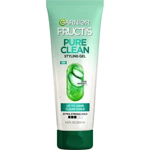 Garnier Fructis Style Pure Clean Styling Gel Extra Strong Hold 6.8oz Pack of 2 - Picture 1 of 9