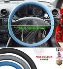 UNIVERSAL BLUE STEERING WHEEL COVER FAUX LEATHER 37 TO 39CM?Volvo 1