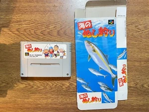 UMI NO NUSHITSURI Nushi Tsuri  boxed Nintendo Super Famicom Japan - Picture 1 of 2