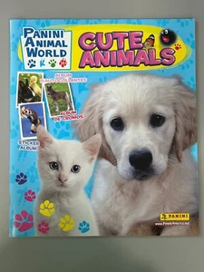 Panini Animal World Cute Animals Sticker Album Empty Unused with 10 Stickers - Bild 1 von 4