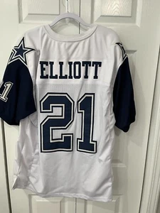 Camiseta deportiva blanca alternativa de los Dallas Cowboys Ezekiel Elliot - usada suavemente - XL - Imagen 1 de 2