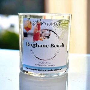 2 Wicks Candle / Fruity Scent Candle/ Beach Scent Candle  9OZ - Picture 1 of 2