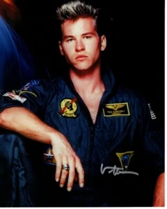 Val Kilmer Signed Autographed 8x10 Top Gun Tom Iceman Kazanksy Photograph - Picture 1 of 1