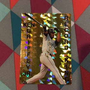 Ken Griffey Jr Mariners #176 Sports Stars USA 1 of 10,000 made Gold Record King - Picture 1 of 2