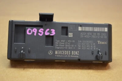 Mercedes Benz S63 AMG 2009 W221 módulo de control abierto/cierrado del maletero Foto 1 de 4